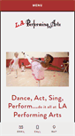Mobile Screenshot of laperformingarts.com